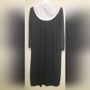 Black and White Long Sleeve Dress Halloween